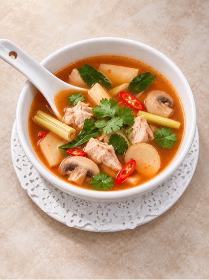 Picture of 13.b. Tom yum kai (Chicken)