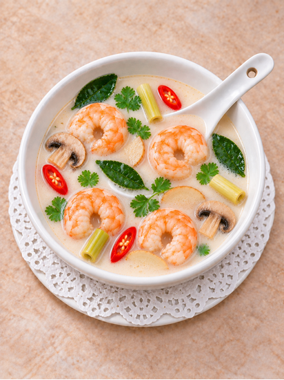 Picture of 14.a. Tom ka koong (Prawn)